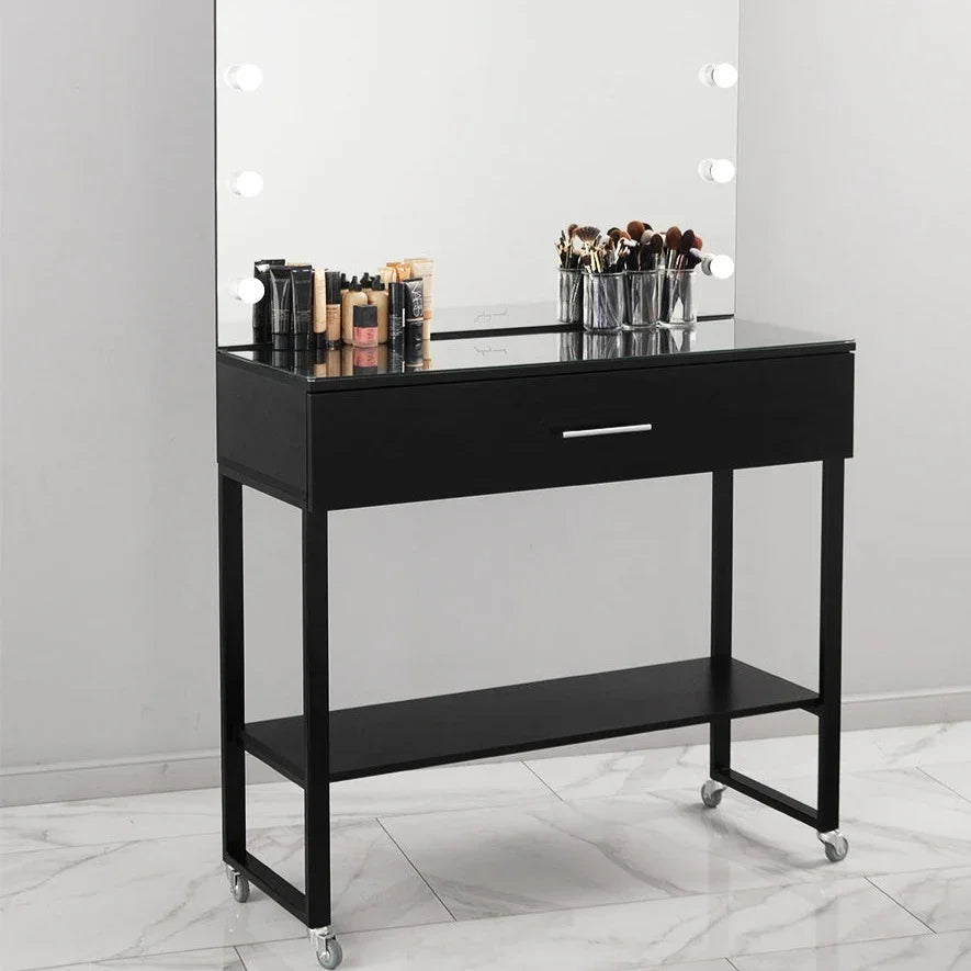 MAKE-UP TABLE FOR MAKE-UP ARTIST BLACK - myhomestore.com.pk
