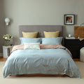 Coral Adornment Embroidery Duvet Set