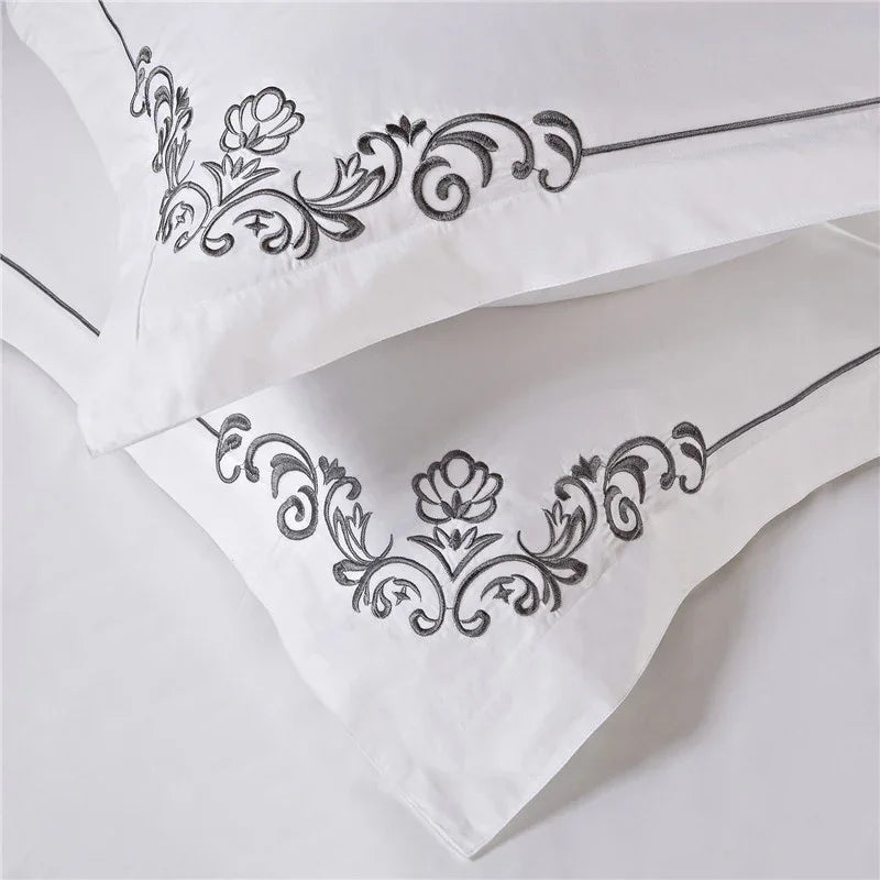 Luxury Corner Embroidery Duvet Set - myhomestore.com.pk