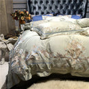 Royal Pistachio Exquisite Embroidery Duvet Set - myhomestore.com.pk