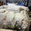 Royal Pistachio Exquisite Embroidery Duvet Set - myhomestore.com.pk