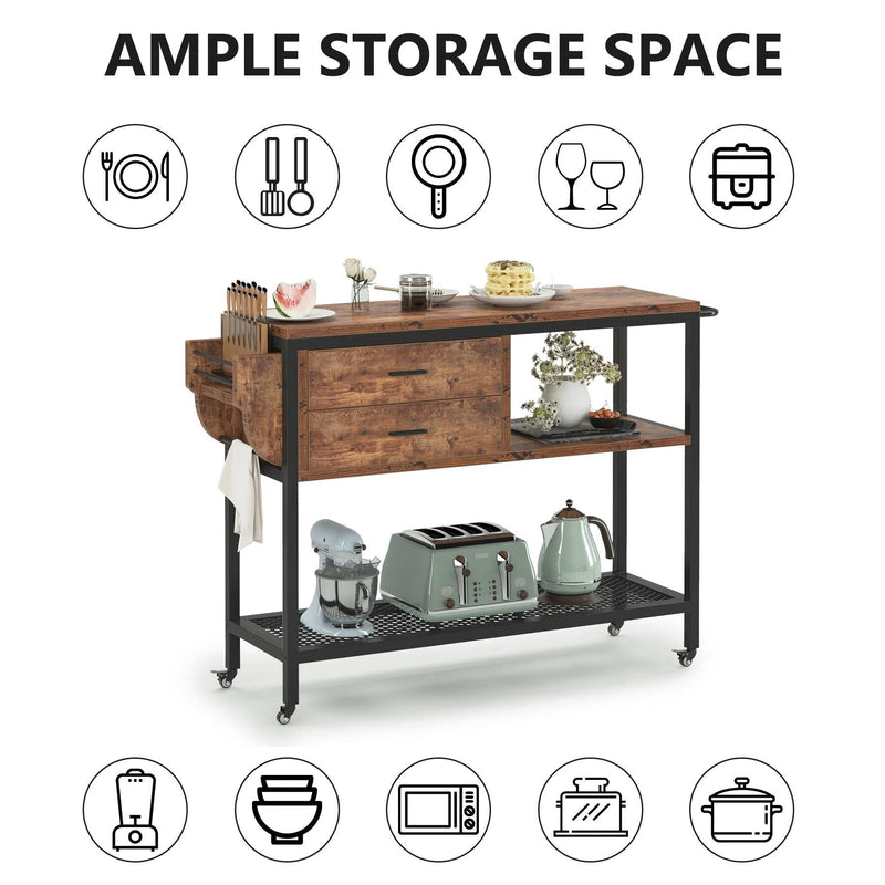Kitchen Islands & Carts and Storage Utility Trolley Cart