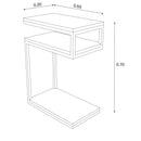 S Shaped Corner Side Table - Modern & Stylish - myhomestore.com.pk