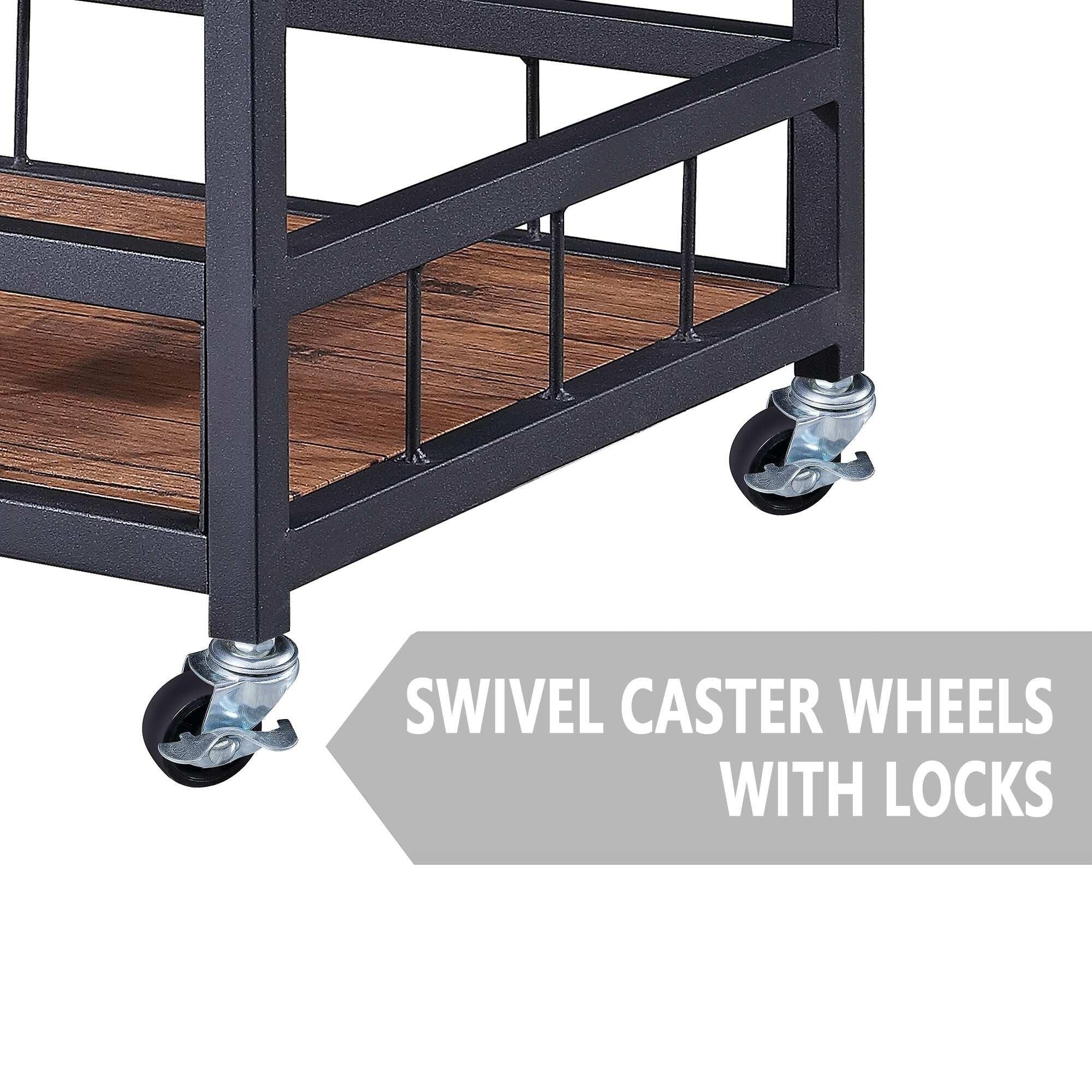 Ledel Rolling Kitchen Storage Cart - myhomestore.com.pk