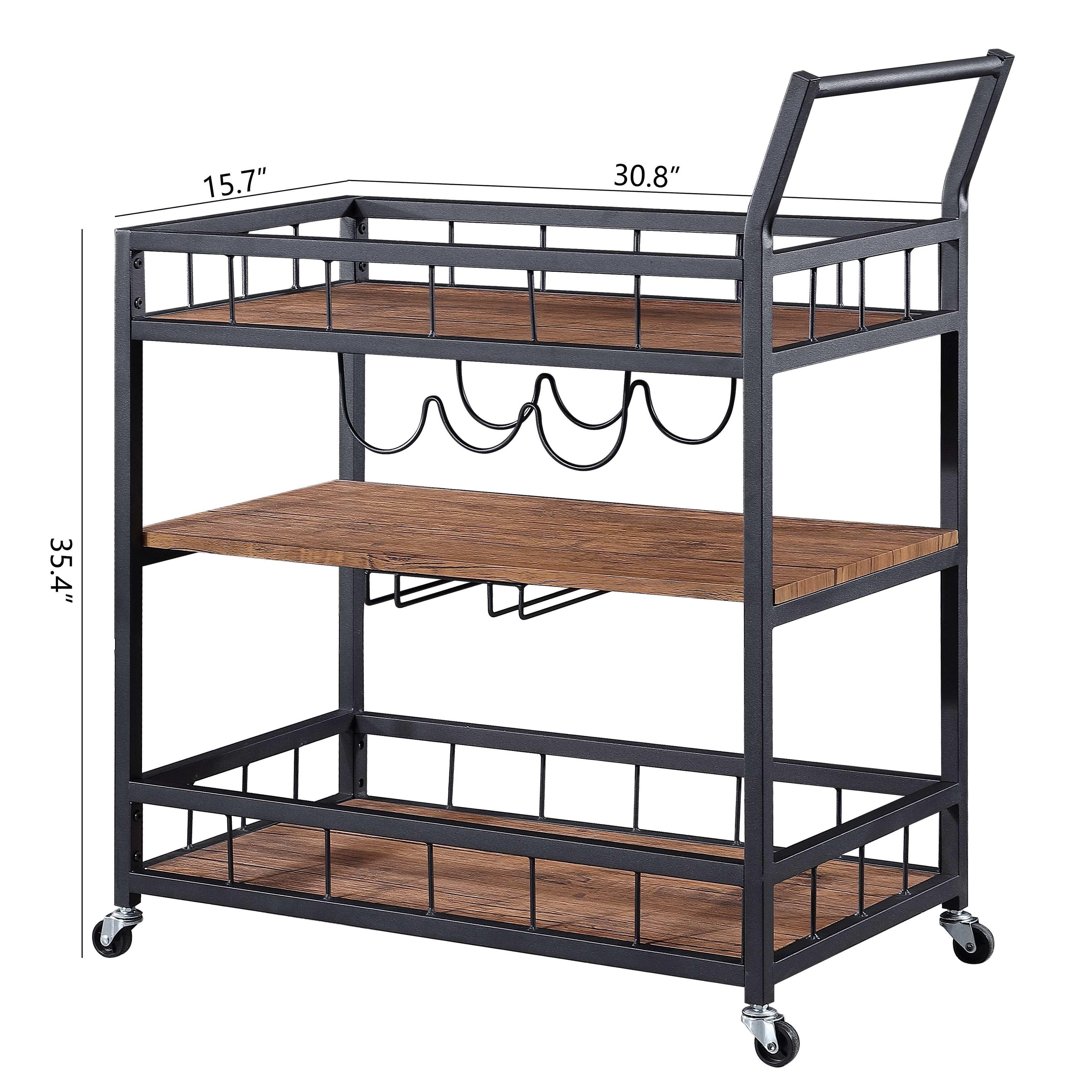 Ledel Rolling Kitchen Storage Cart - myhomestore.com.pk