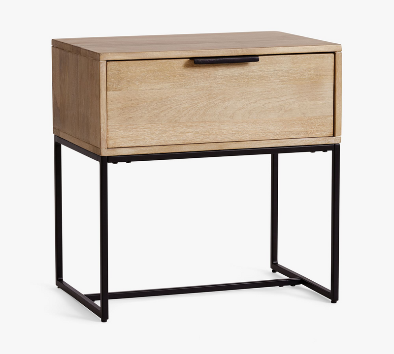 MDF & Iron Drawer Side Table – Stylish & Durable

