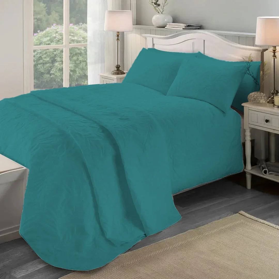 New Leafy Plant Bed Spread - myhomestore.com.pk