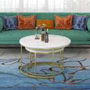 Set of 2 Stackable Elegant Coffee Tables, Nest Side Tables - myhomestore.com.pk