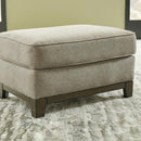 Jute Storage Ottoman with Tray 20" x 20" - myhomestore.com.pk