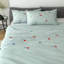 Cherry Embroidered Duvet Cover Set - myhomestore.com.pk