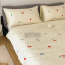 Cherry Embroidered Duvet Cover Set - myhomestore.com.pk