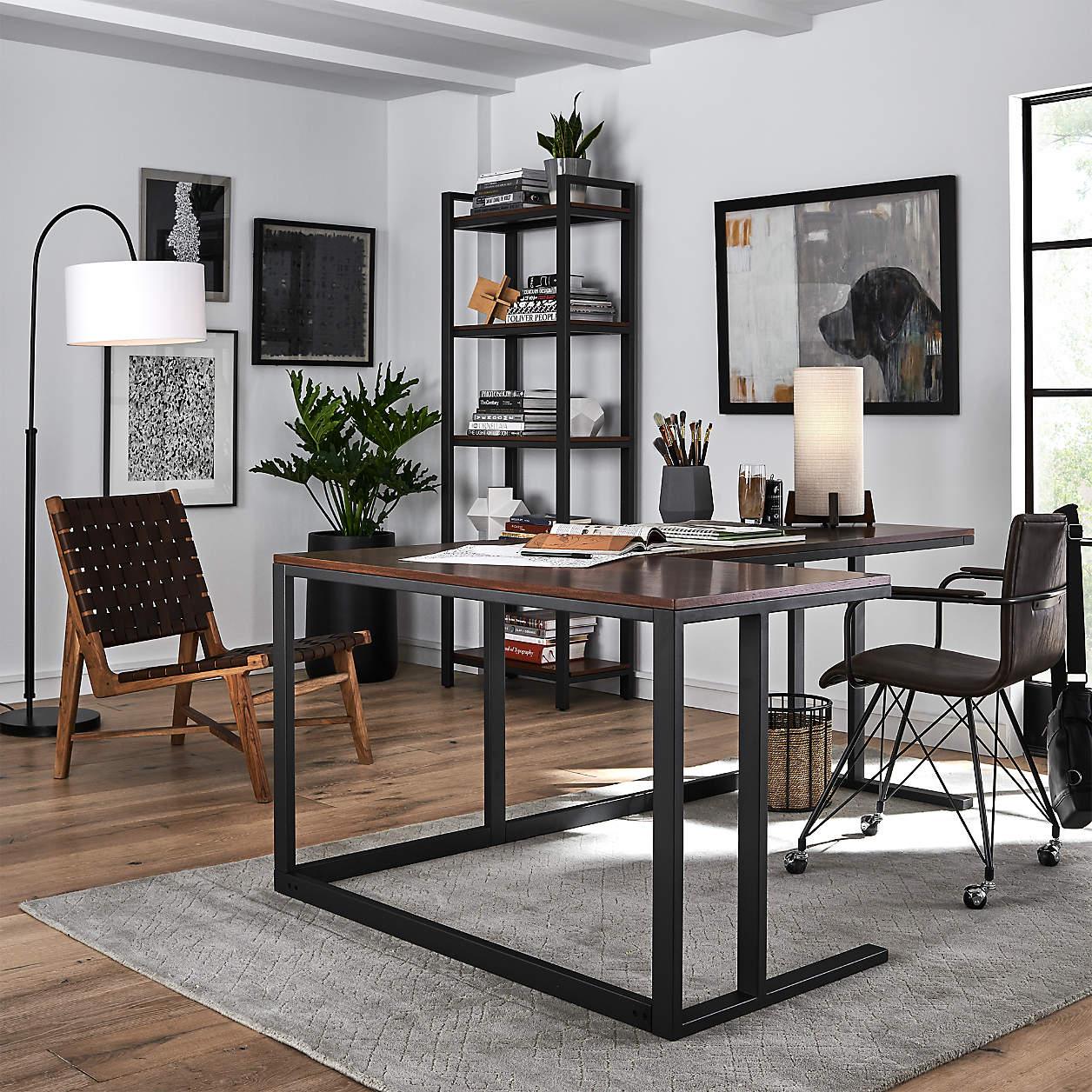 Pilsen Graphite Office Table - myhomestore.com.pk