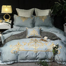 Luxury Light Mineral New Embroidery Duvet Set - myhomestore.com.pk