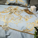 Luxury Light Mineral New Embroidery Duvet Set - myhomestore.com.pk