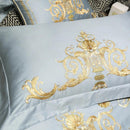 Luxury Light Mineral New Embroidery Duvet Set - myhomestore.com.pk