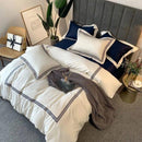 New Embroidered Luxury Baratta Stitch Tetra Line Duvet Set - myhomestore.com.pk