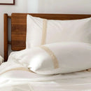 Luxury Sage Duvet With Mesh Ground Lace - myhomestore.com.pk