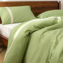 Luxury Sage Duvet With Mesh Ground Lace - myhomestore.com.pk