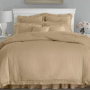 Luxury Soft Duvet Set With Lace - myhomestore.com.pk