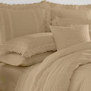 Luxury Soft Duvet Set With Lace - myhomestore.com.pk