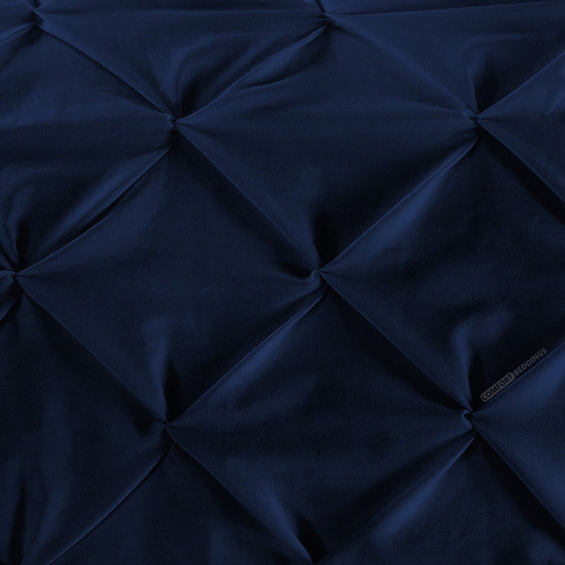 Bed Runner With Two Cushions (Navy)