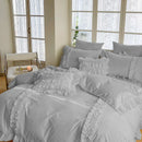 Luxury Cotton Lace Duvet Set-King - myhomestore.com.pk