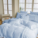Luxury Cotton Lace Duvet Set-King - myhomestore.com.pk