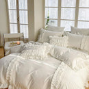 Luxury Cotton Lace Duvet Set-King - myhomestore.com.pk