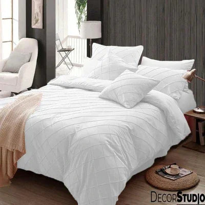 Pinch Pleat Duvet Set - myhomestore.com.pk