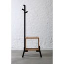 Wooden Coat Rack with Boxed Pedestal Hanger for Entryway - myhomestore.com.pk