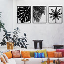 MONSTERA Metal Wall Art, Metal Wall Decor (pack of 3) - myhomestore.com.pk