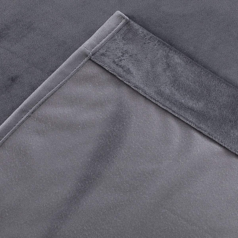 Premium Dark Grey Velvet Curtain for Bedroom & Living Room