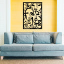 Abstract Faces Metal Wall Decor - myhomestore.com.pk