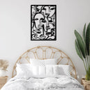 Abstract Faces Metal Wall Decor - myhomestore.com.pk