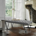 Armen Living Serene 54 in. Tufted Backless Upholstered Bench - myhomestore.com.pk