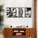 Avengers Face Potrates Metal Wall Decor (pack of 4) - myhomestore.com.pk