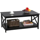 X-Design center Table with Side Table Black - myhomestore.com.pk