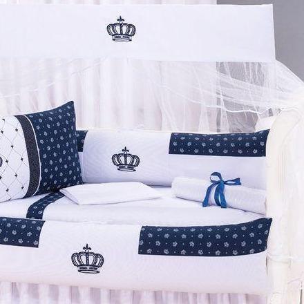 Luxury Baby Cot Set Crown Style - myhomestore.com.pk