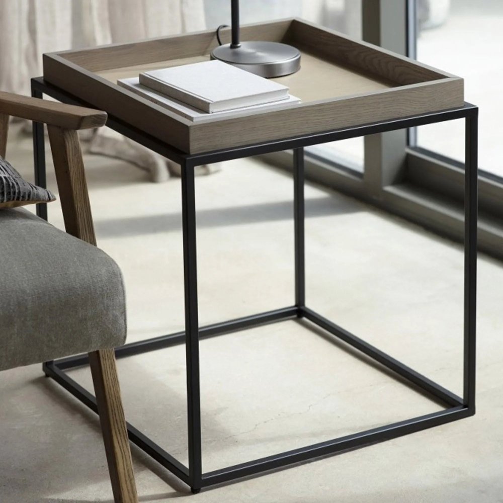 Bovina Square Side Tray Table - myhomestore.com.pk