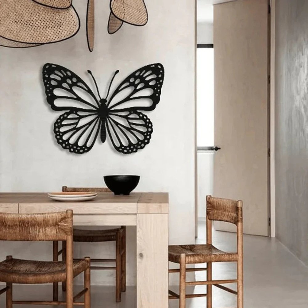 Buterfly Metal Wall Decor - myhomestore.com.pk