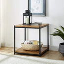 Table with Iron Frame - Stylish & Sturdy Design - myhomestore.com.pk