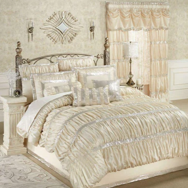 Luxury Silk Bridal Duvet Set