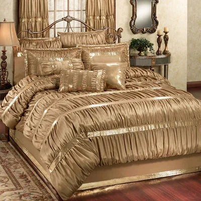 Luxury Silk Bridal Duvet Set - myhomestore.com.pk