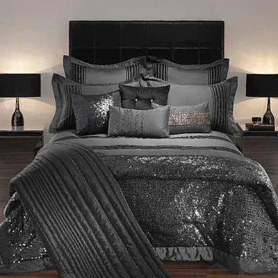Grey Bridal Bedding Duvet Set with Filling - myhomestore.com.pk