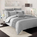 Luxury Grey Weaving Bridal Bedding Duvet Set with Filling - myhomestore.com.pk