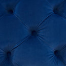 Modern Rectangular Velvet Ottoman - myhomestore.com.pk