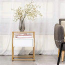 Modern Simple Style End Table with Drawer and Shelf - myhomestore.com.pk
