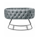 Velvet Tufted Bassinet - myhomestore.com.pk