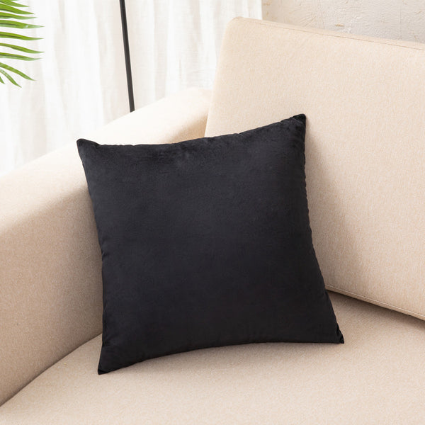 Cotton Cushion Cover  (Black)