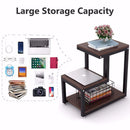 Rustic End Table 3-Tier Side Table - myhomestore.com.pk